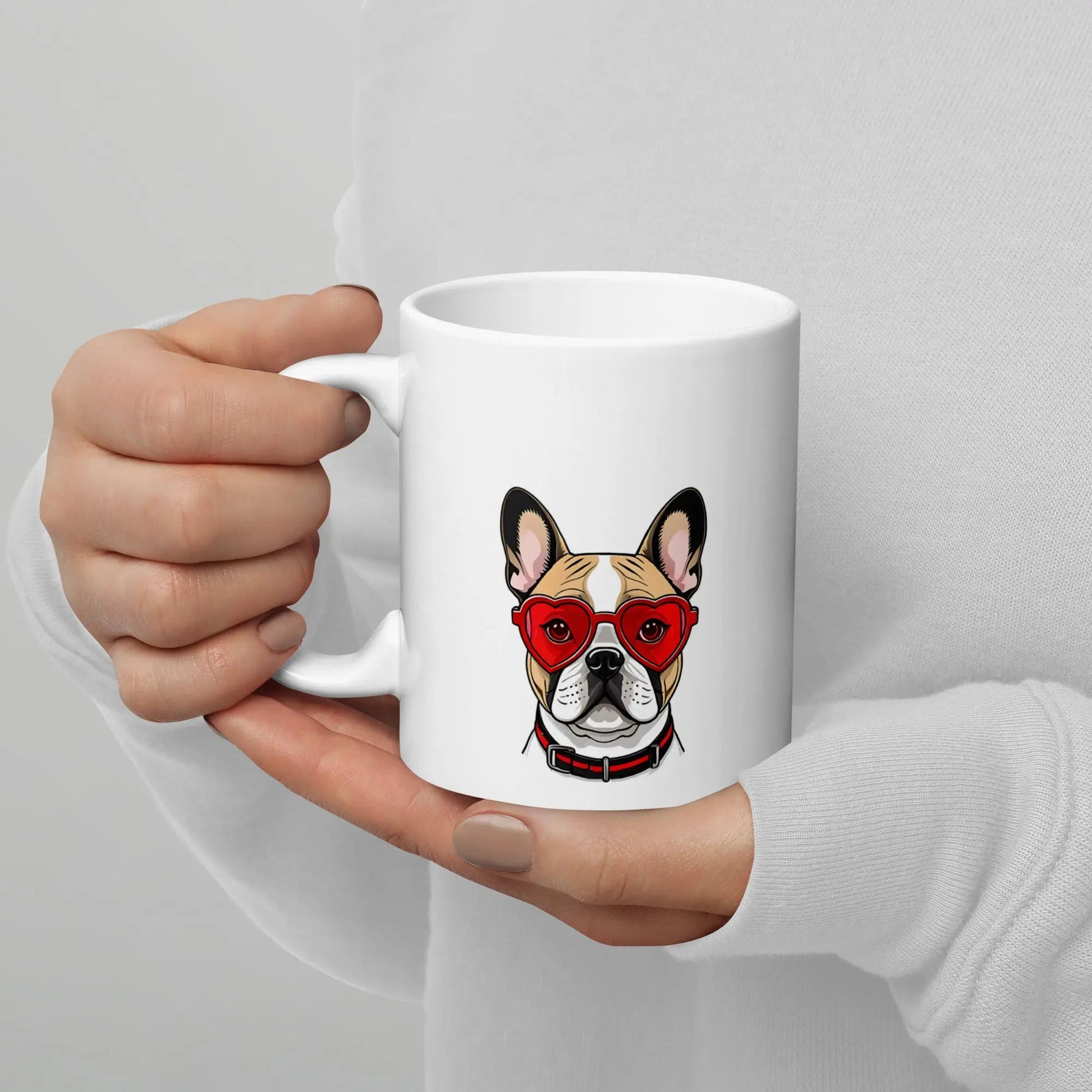 French Bulldog Mug - Ceramic Coffee Cup Gift for Frenchie Lovers. - PrintsDog