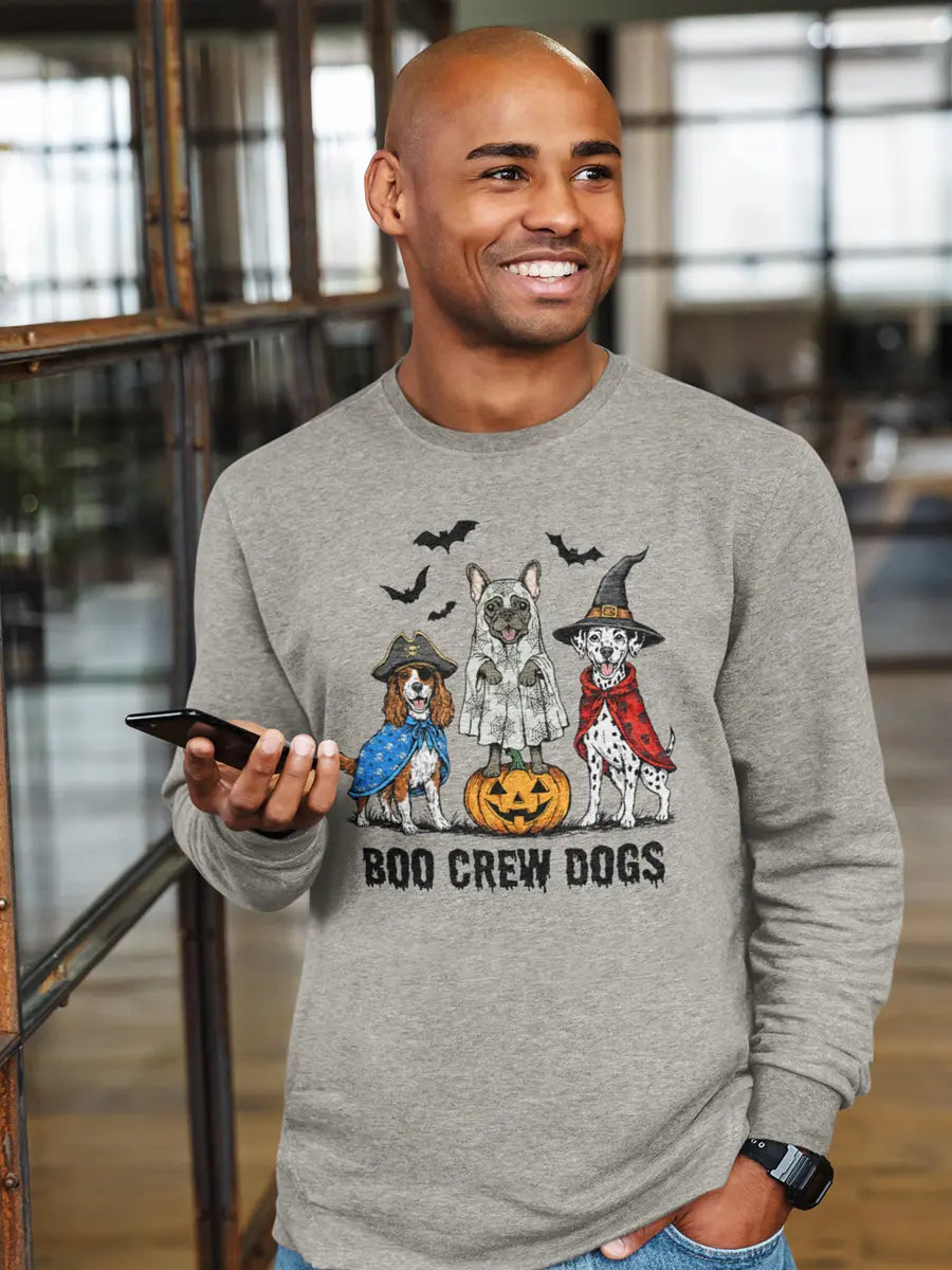 Halloween Dogs Sweatshirt - Funny Dogs in Costumes for Dog Lovers - PrintsDog