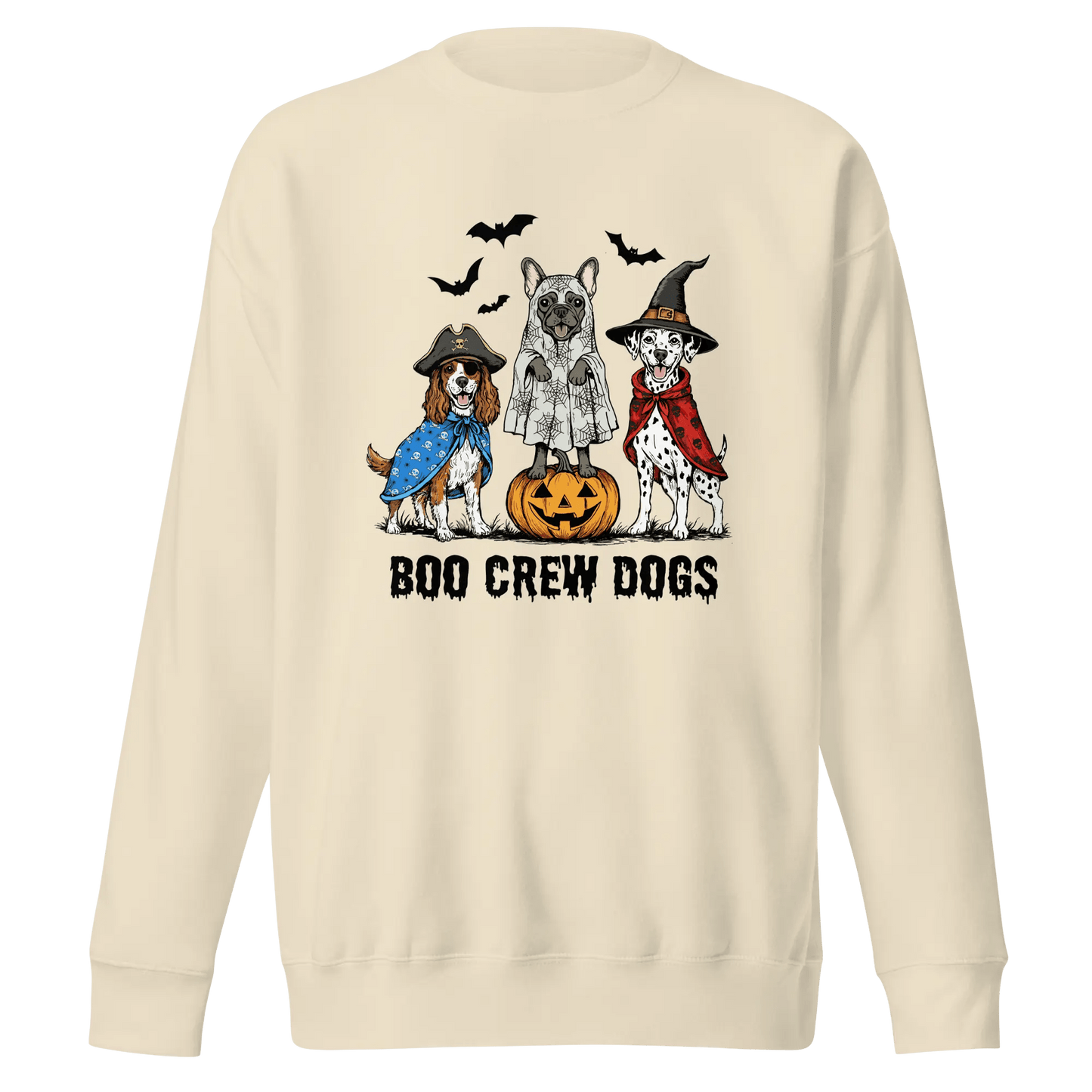 Halloween Dogs Sweatshirt - Funny Dogs in Costumes for Dog Lovers - PrintsDog