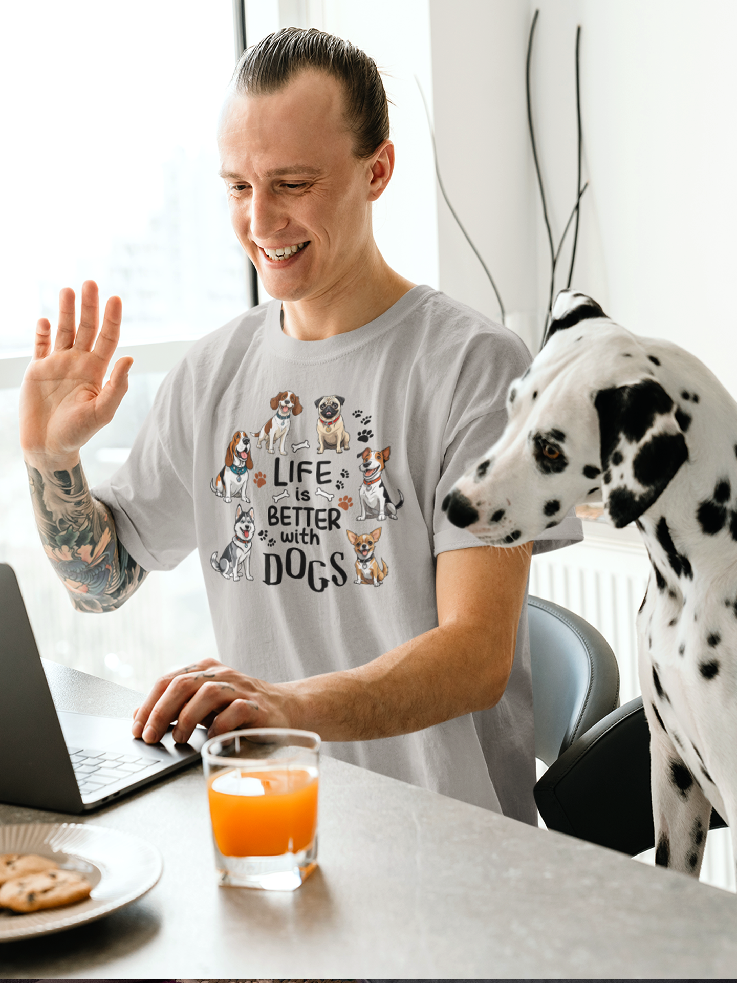Life is Better with Dog T-Shirt.