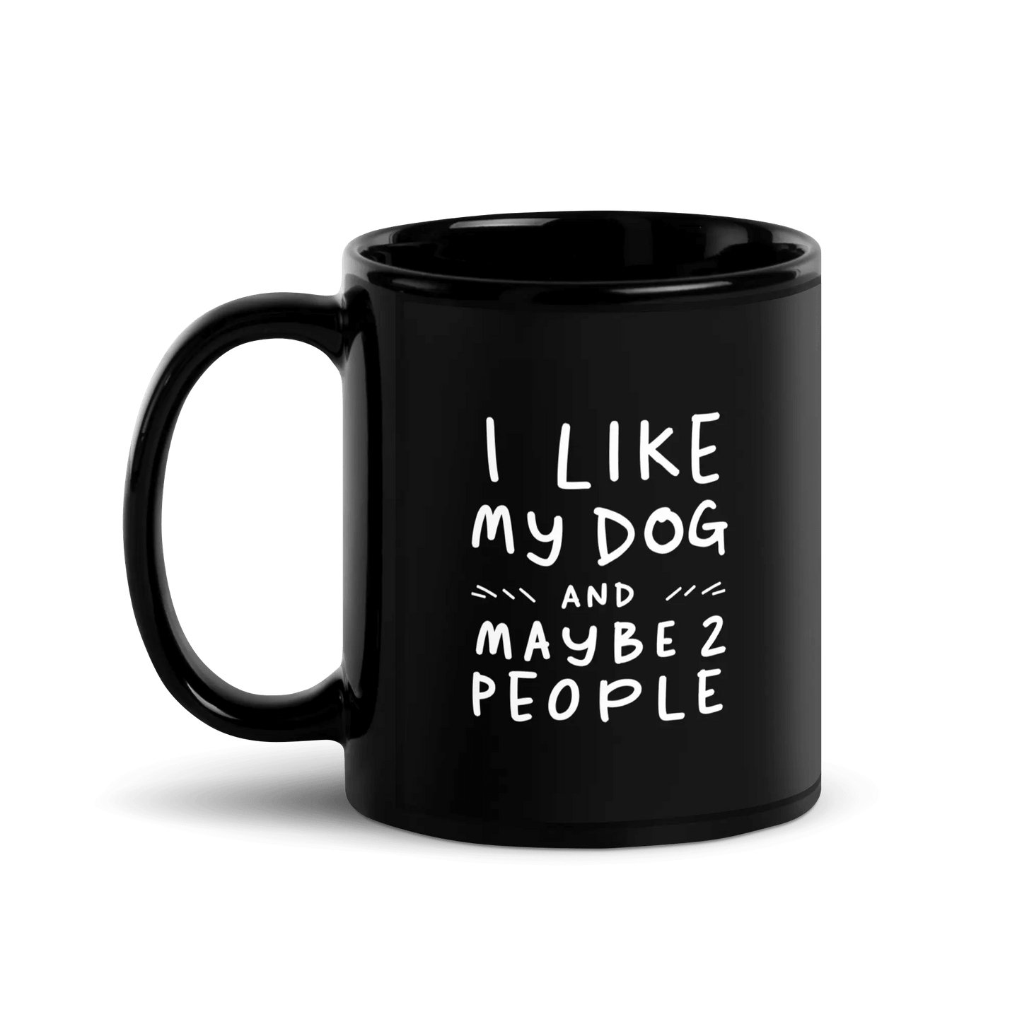 I Like My Dog Mug - Ceramic Coffee Cup Gift for Dog Lovers. - PrintsDog