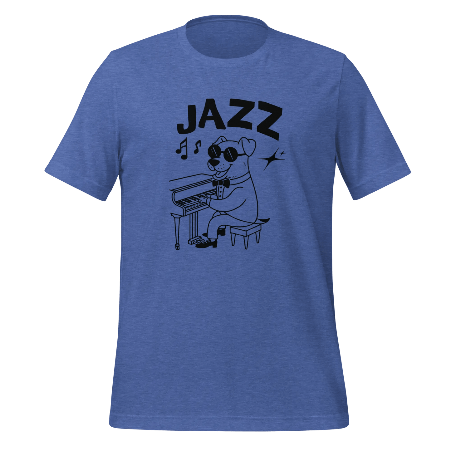 Jazz Dog T-Shirt - Dog Lover Tee "Music Sounds Better With My Dog" - PrintsDog