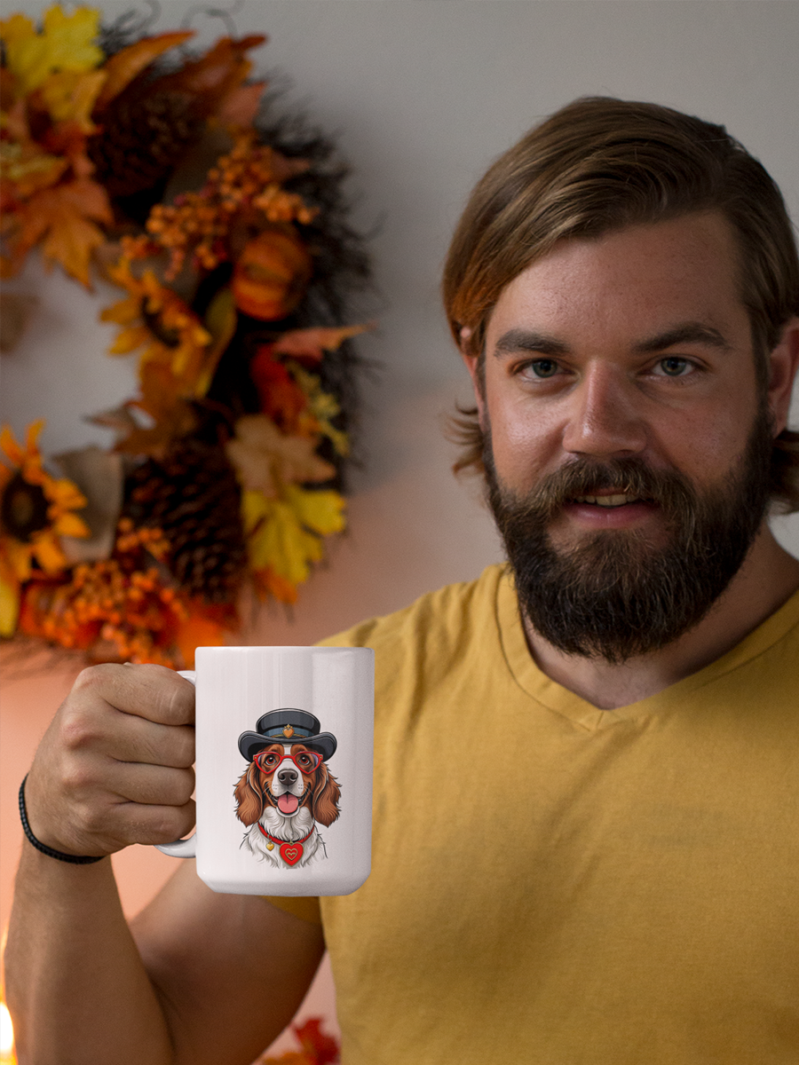 Spaniel Mug – Funny Ceramic Dog Lover Cup.