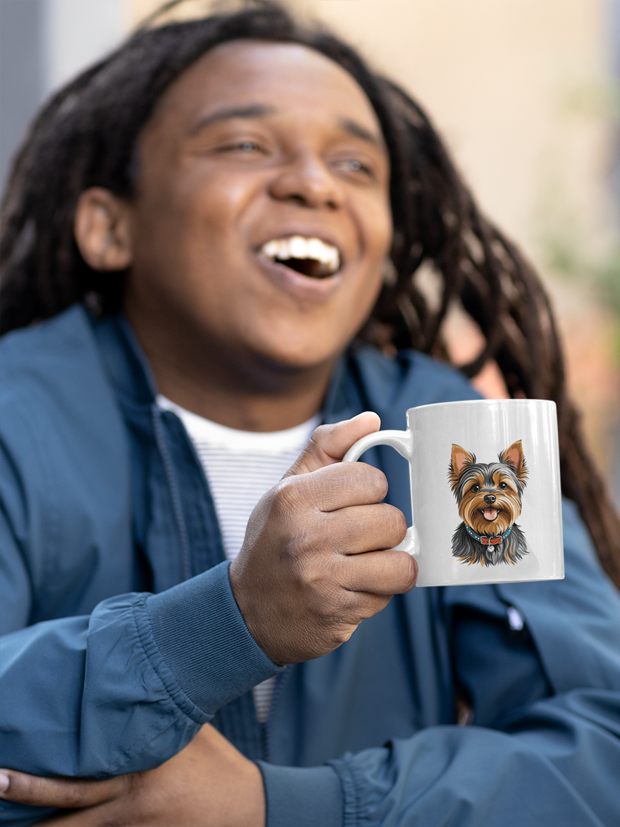 Yorkshire Terrier Mug – Adorable Ceramic Cup for Dog Lovers.
