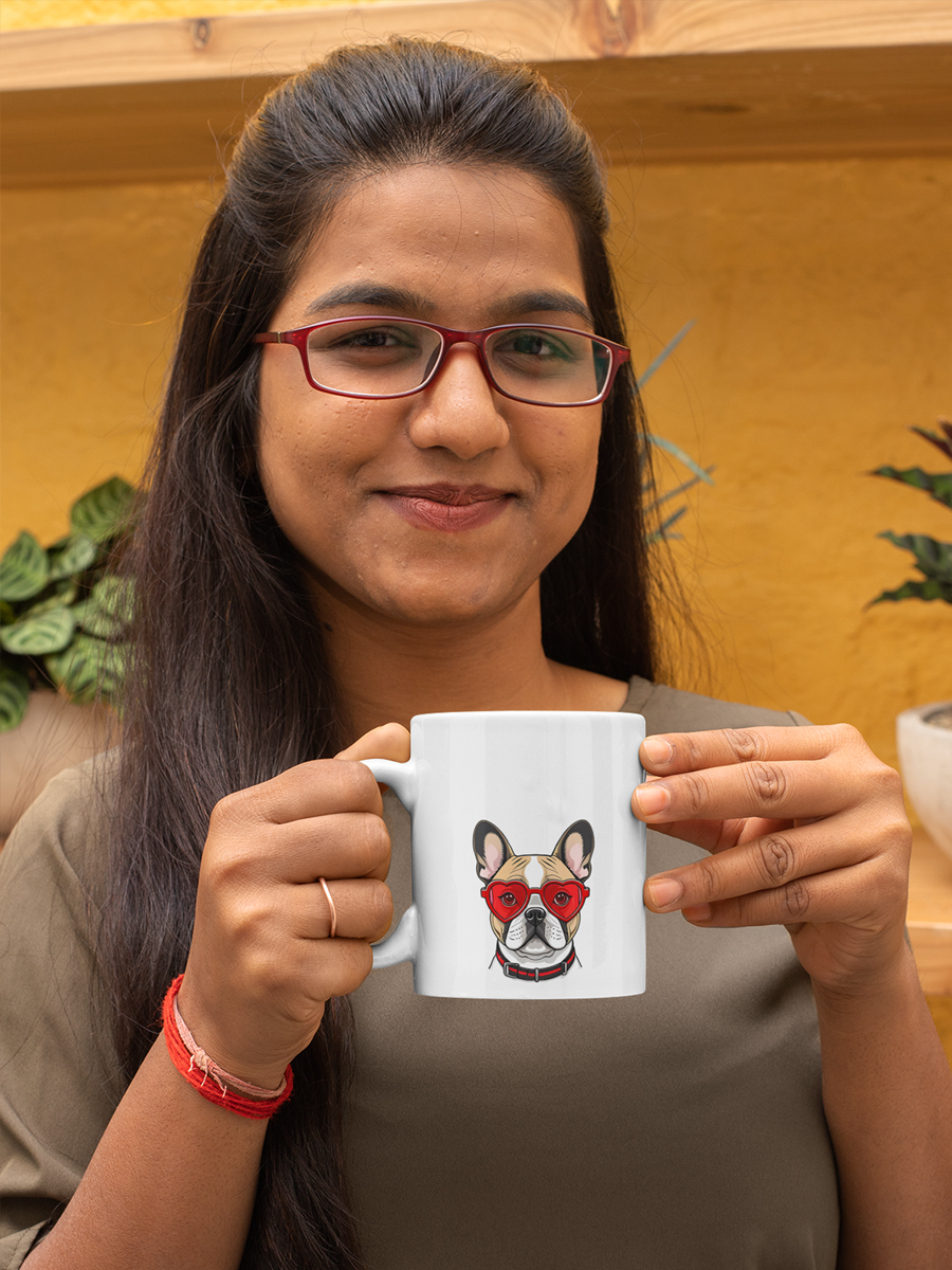 French Bulldog Mug – Cute Ceramic Dog Lover Cup.