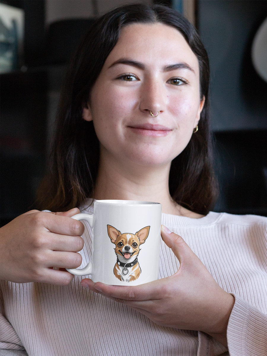 Chihuahua Mug – Cute Ceramic Cup for Dog Lovers.