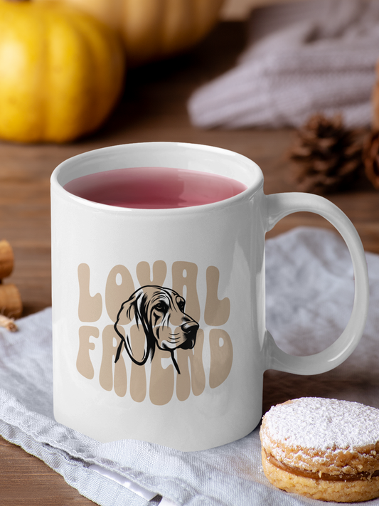 Loyal Friend - Ceramic Mug for Dog Lovers.