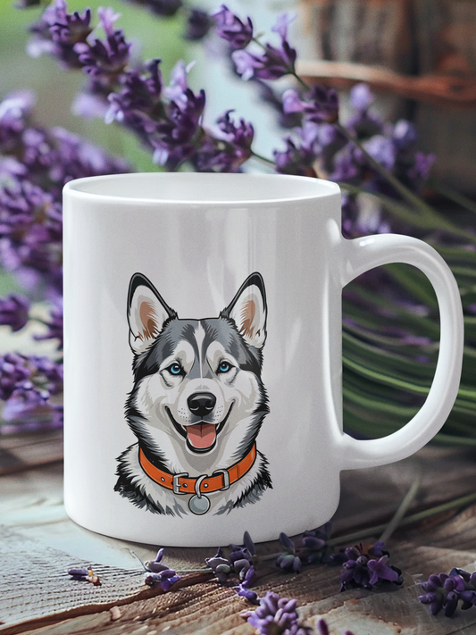 Husky mug - Ceramic Mug for Dog Lovers.
