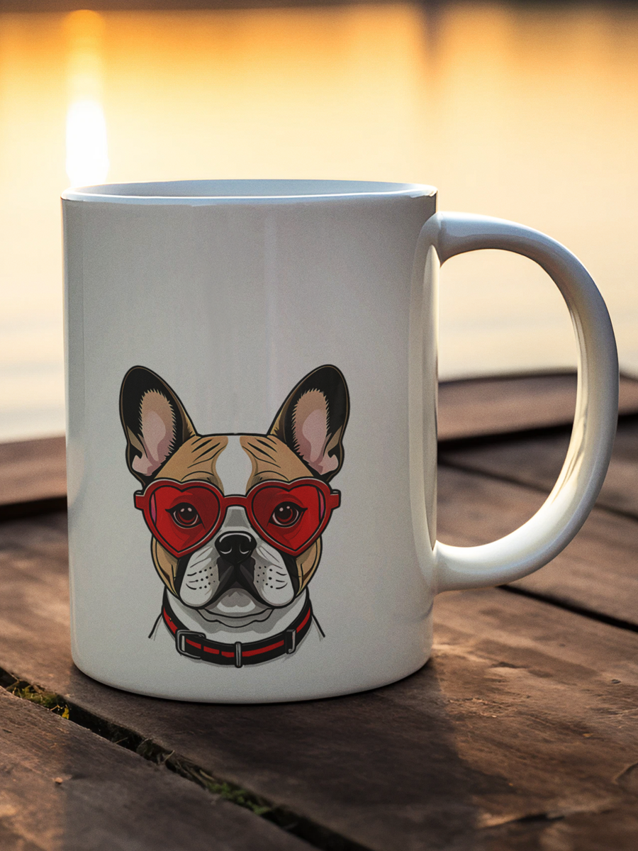 French Bulldog Mug – Cute Ceramic Dog Lover Cup.