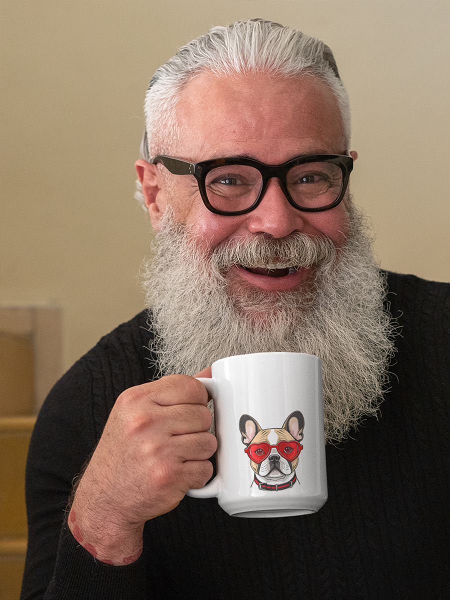 French Bulldog Mug – Cute Ceramic Dog Lover Cup.