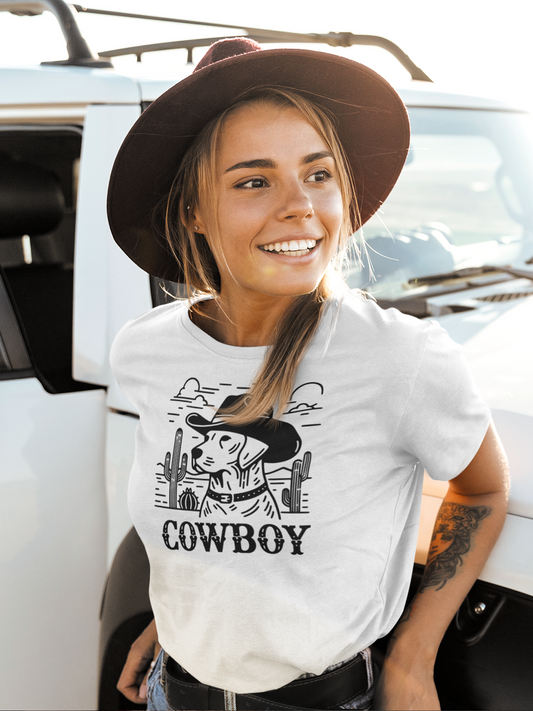 Dog Cowboy T-Shirt..