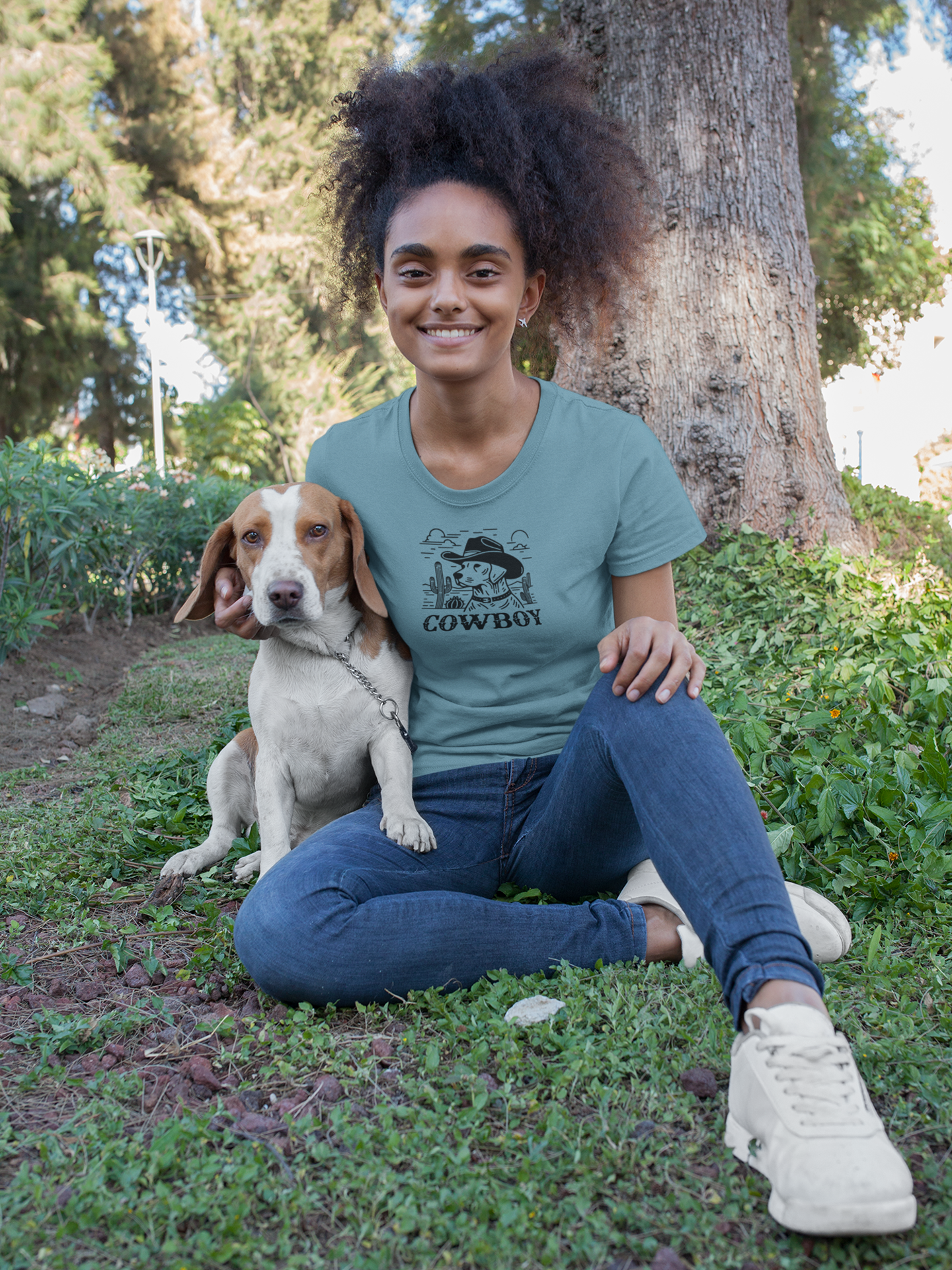 Dog Cowboy T-Shirt..