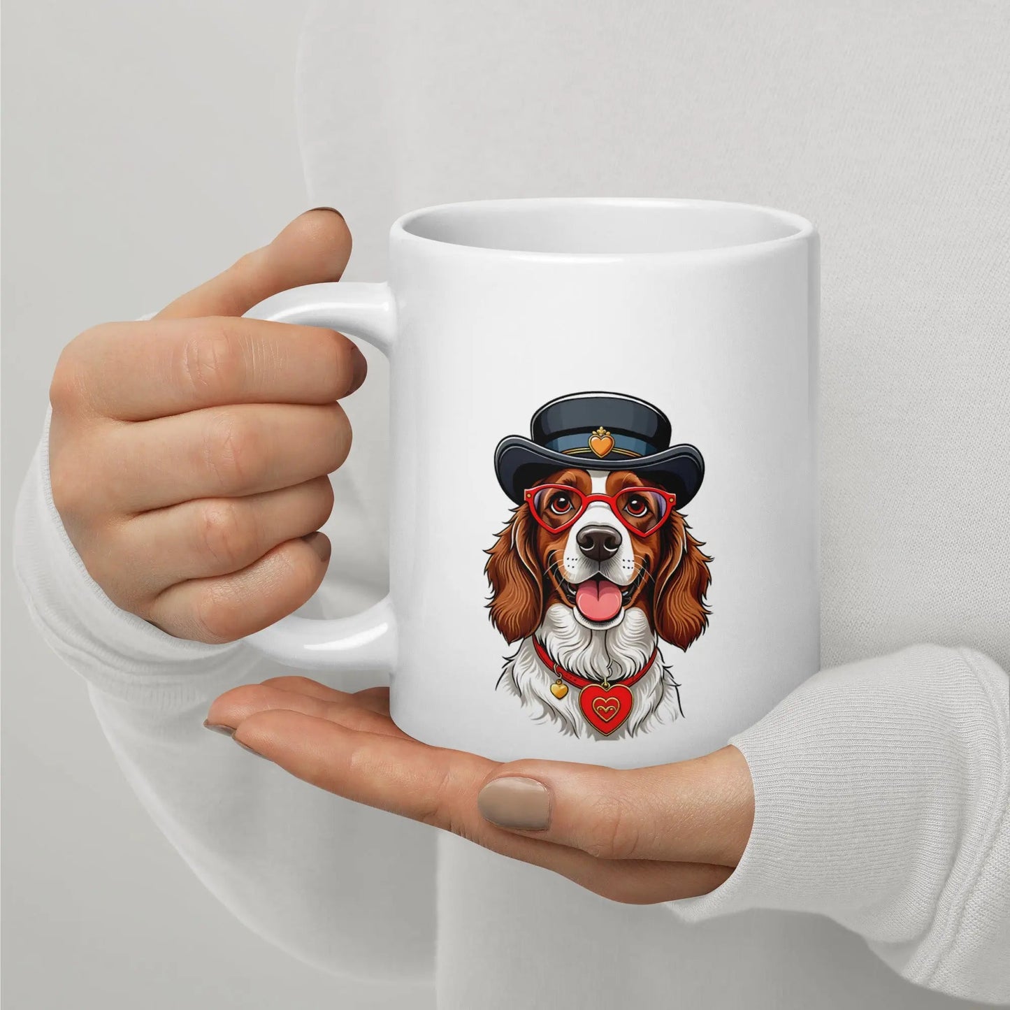 Spaniel Mug - Ceramic Coffee Cup Gift for Spaniel Lovers - PrintsDog