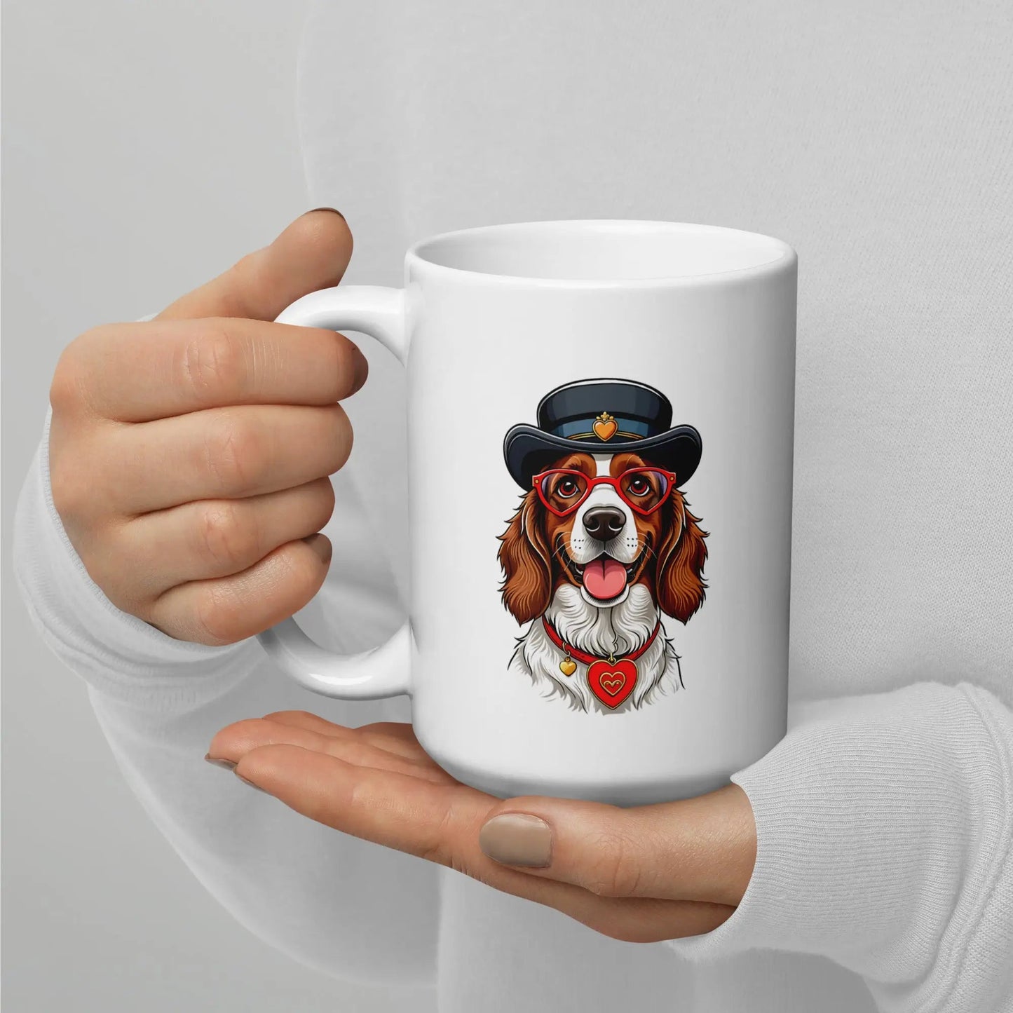 Spaniel Mug - Ceramic Coffee Cup Gift for Spaniel Lovers - PrintsDog