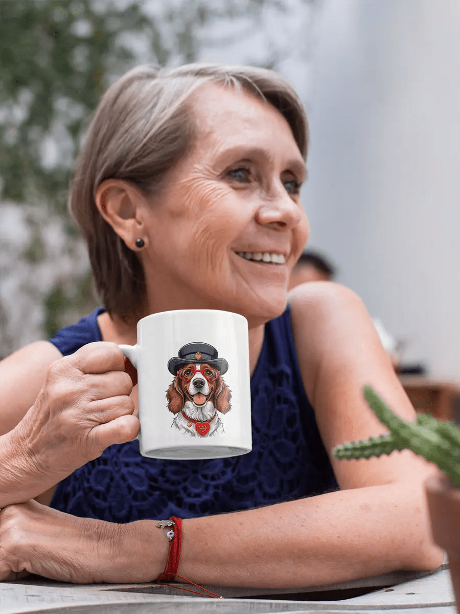 Spaniel Mug - Ceramic Coffee Cup Gift for Spaniel Lovers - PrintsDog