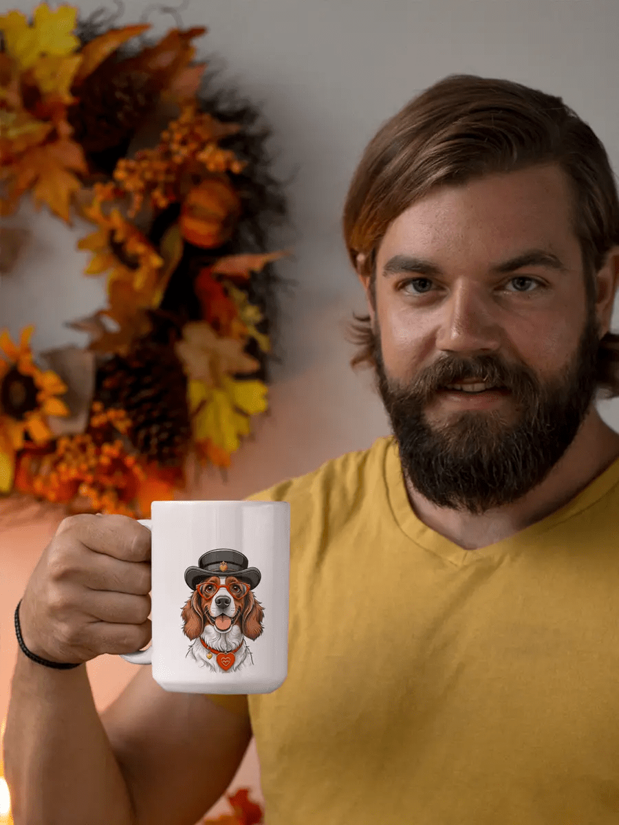 Spaniel Mug - Ceramic Coffee Cup Gift for Spaniel Lovers - PrintsDog