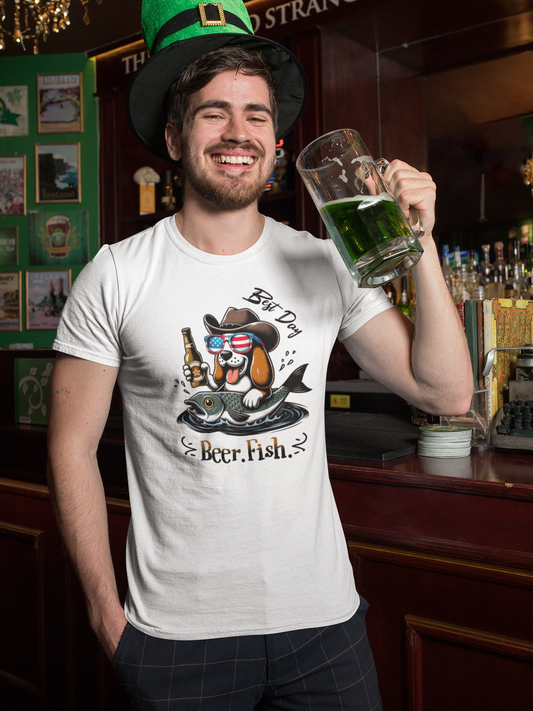 Best Day. Beer. Fish T-Shirt.