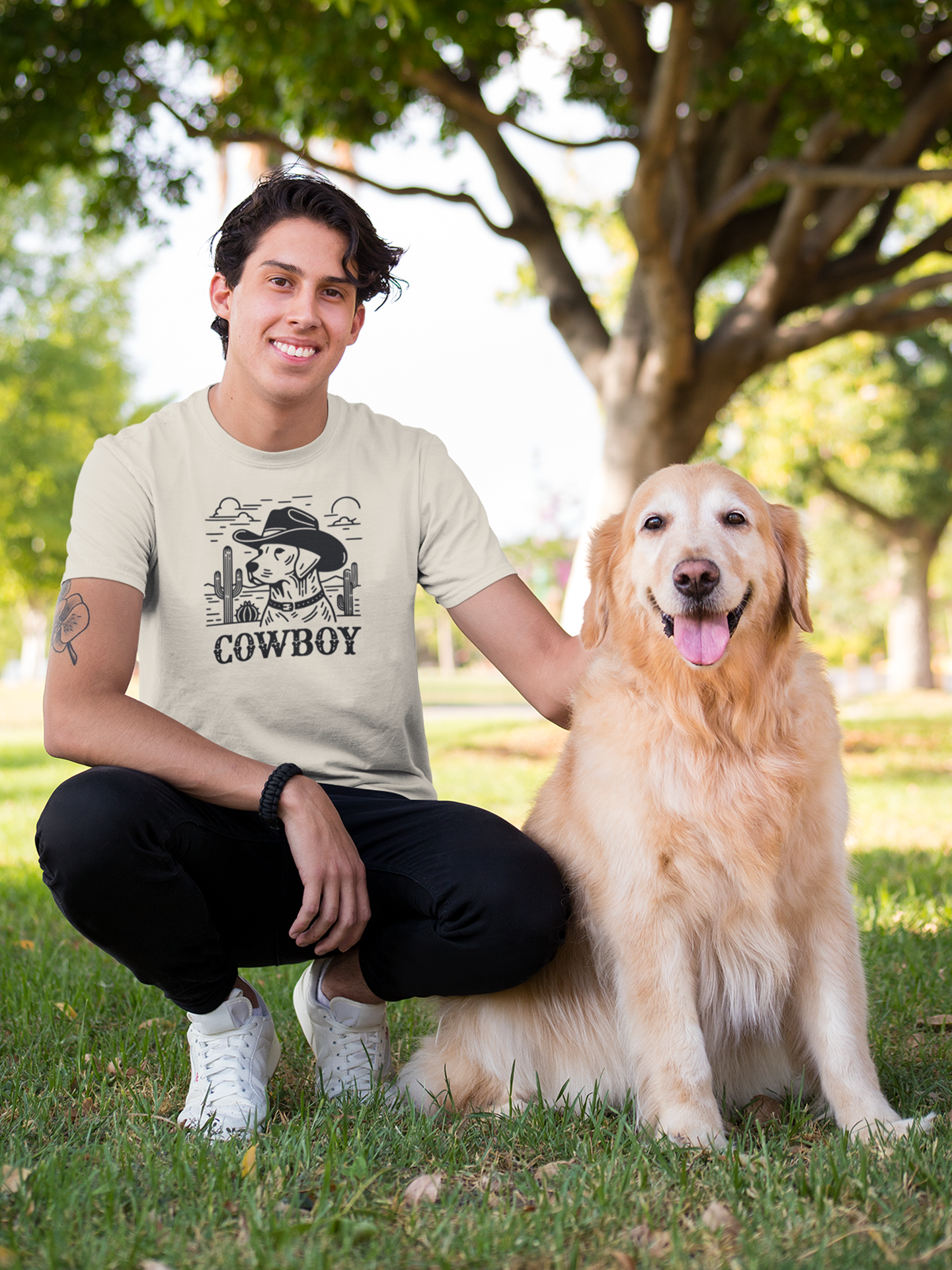 Dog Cowboy T-Shirt..