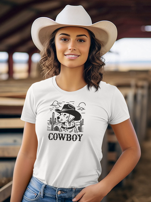 Dog Cowboy T-Shirt..