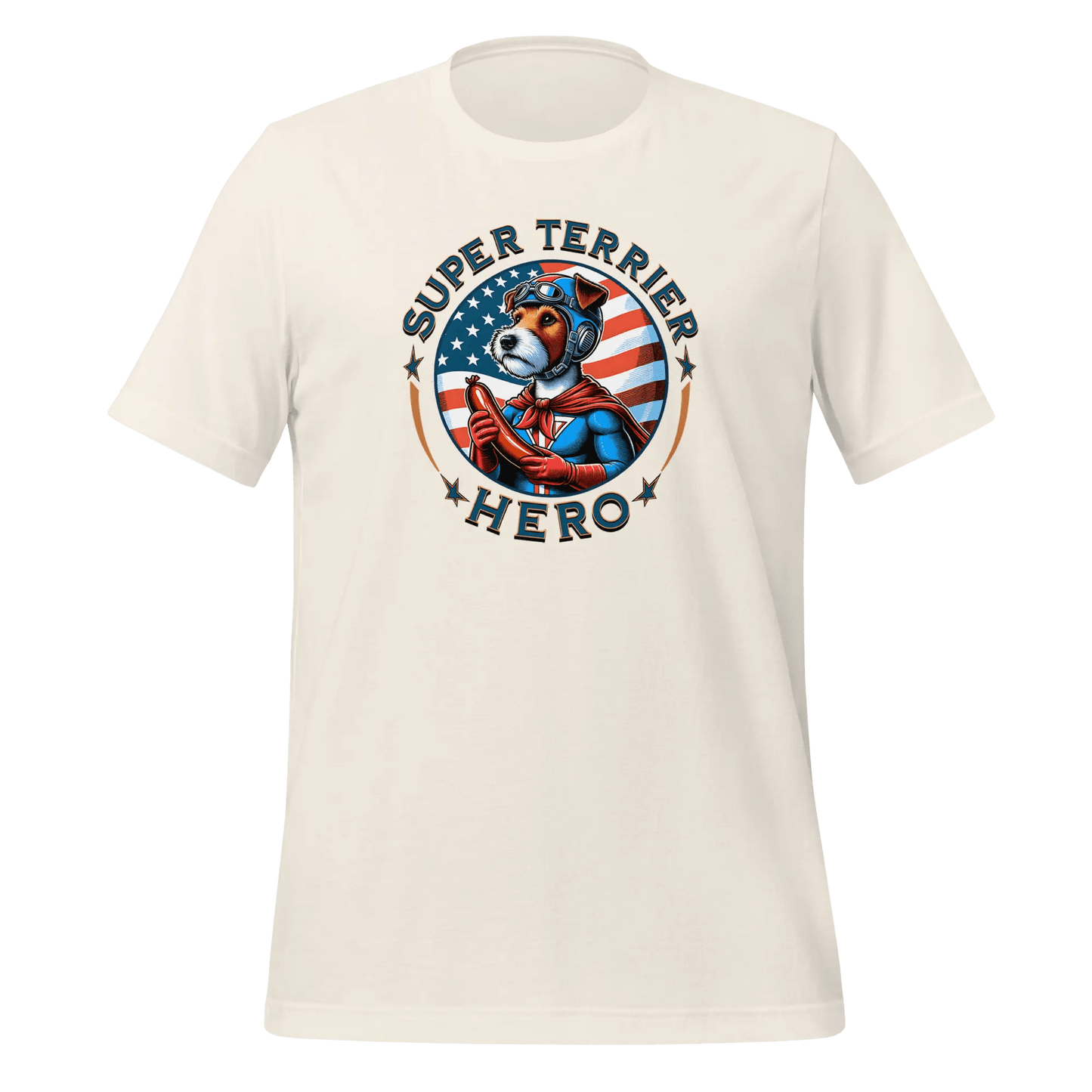 Terrier T-Shirt - "Super Terrier" Superhero Dog Lover Tee. - PrintsDog