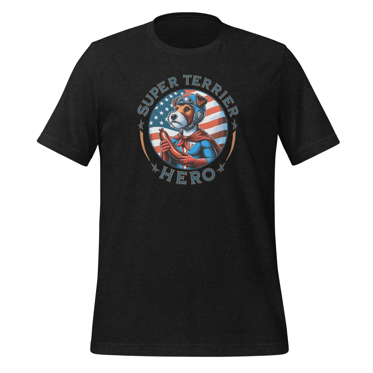 Terrier T-Shirt - "Super Terrier" Superhero Dog Lover Tee. - PrintsDog