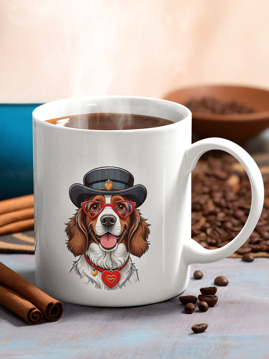 Spaniel Mug – Funny Ceramic Dog Lover Cup.