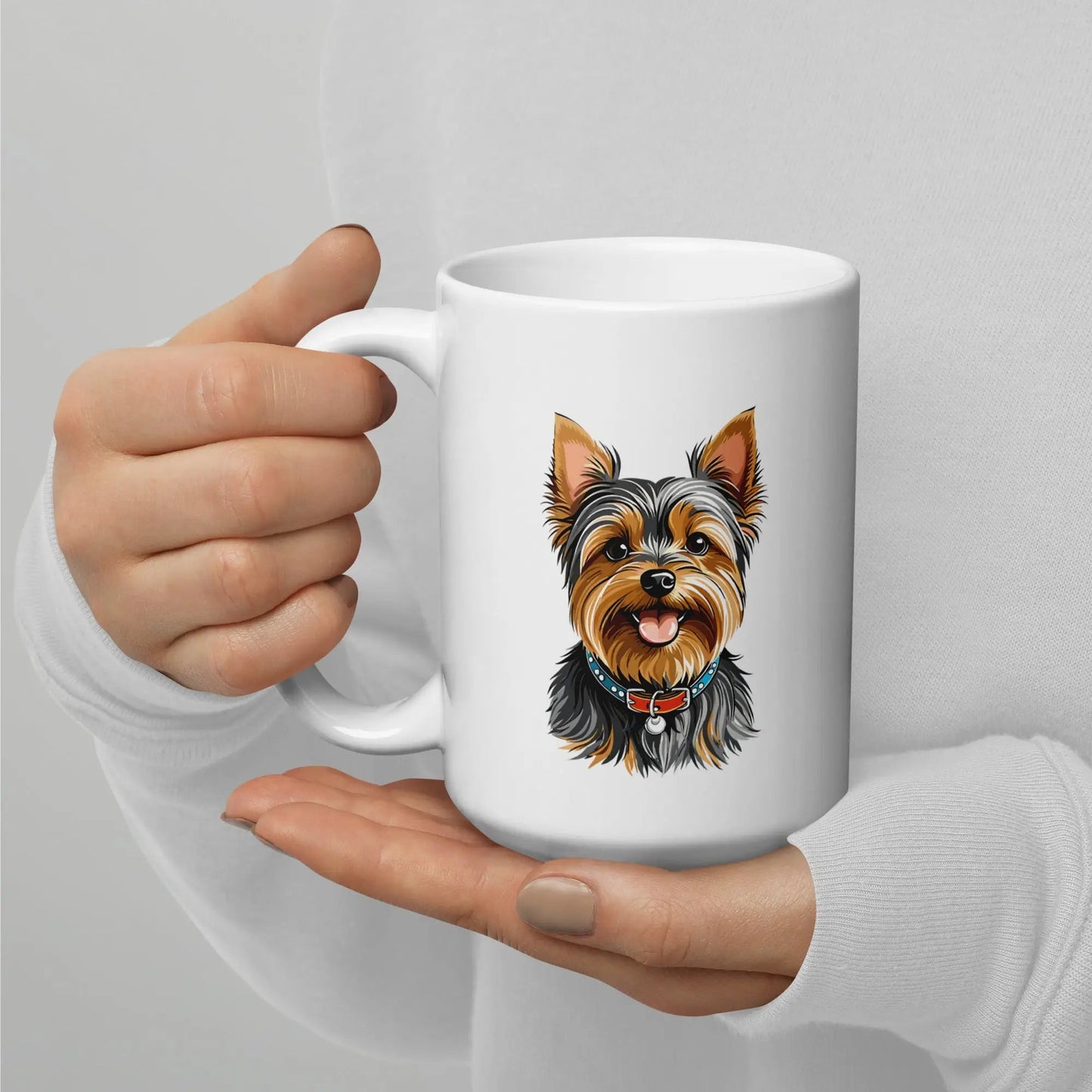 Yorkshire Terrier Mug - Ceramic Coffee Cup Gift for Yorkie Lovers. - PrintsDog