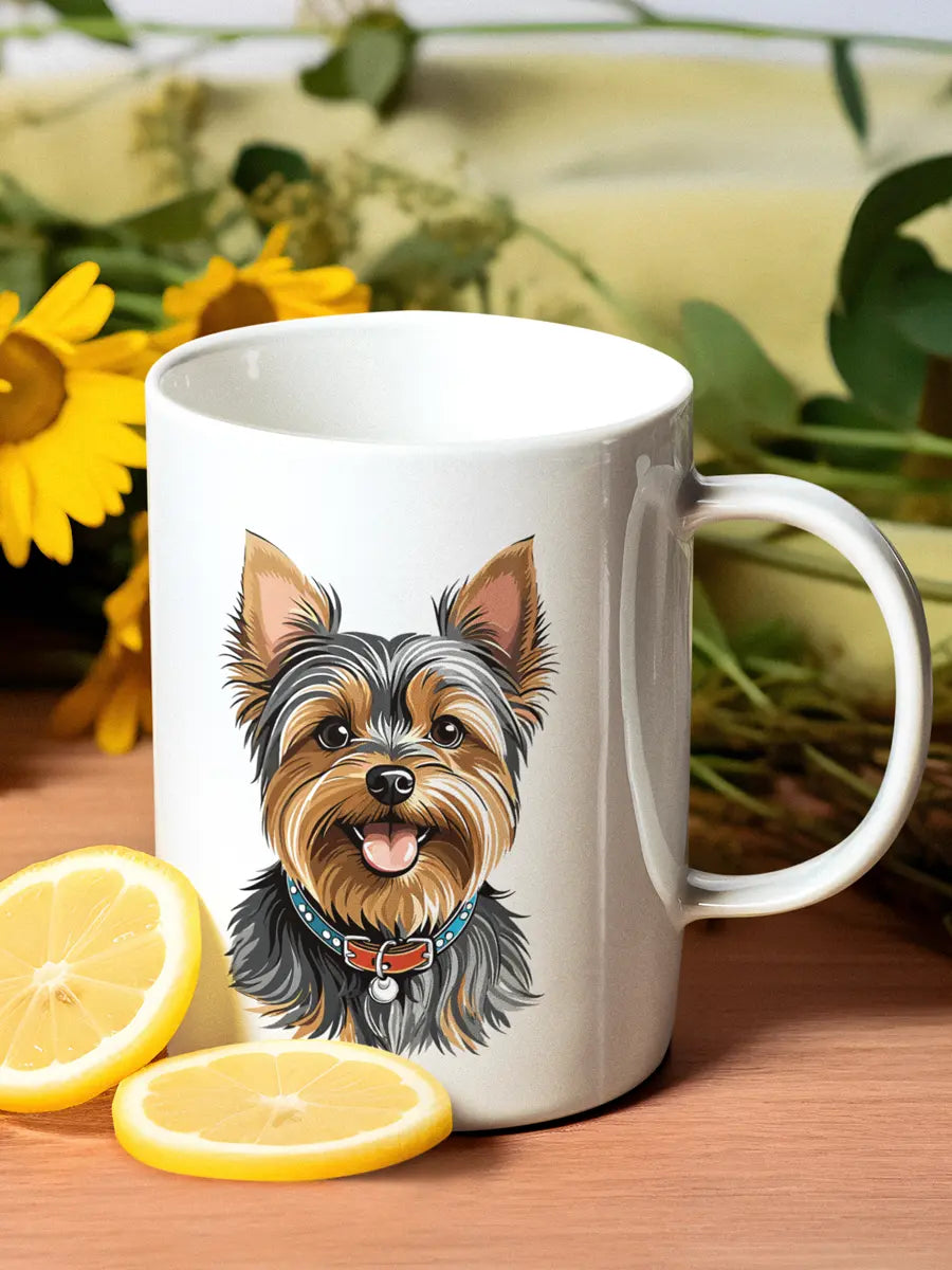Yorkshire Terrier Mug - Ceramic Coffee Cup Gift for Yorkie Lovers. - PrintsDog