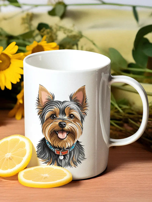 Yorkshire Terrier Mug - Ceramic Coffee Cup Gift for Yorkie Lovers. - PrintsDog
